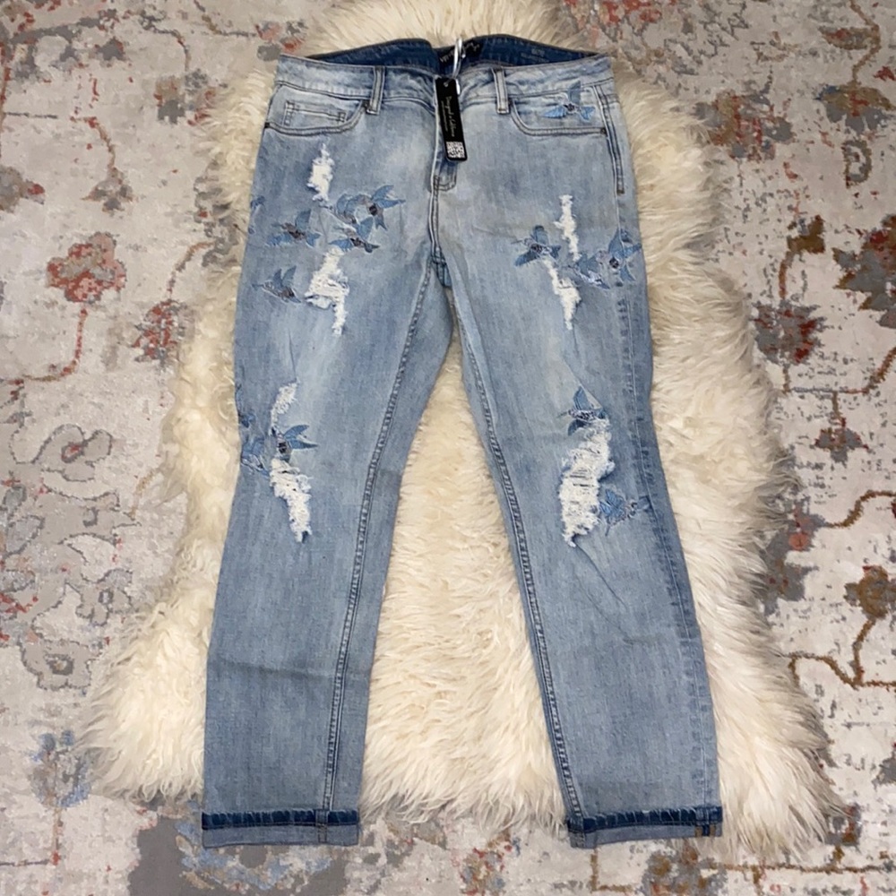 NWT Velvet Heart Mattie Relaxed Crop Jeans